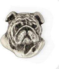 Art-Dog Buldog drobna broszka typu pin z psem, przypinka, pins do marynarki
