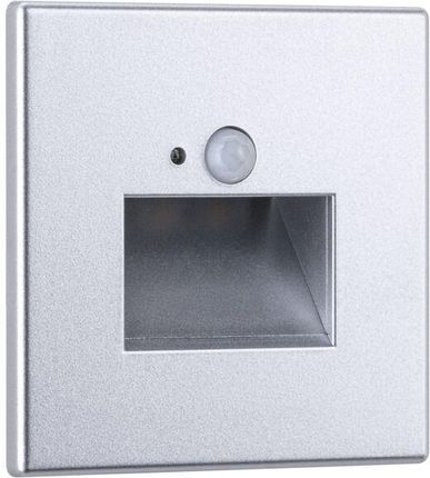 Paulmann - Oprawa Schodowa Edge Kwadrat Led 1,2W 2700K Czujnik Ruchu I Zmierzchu Chrom Mat (93134)