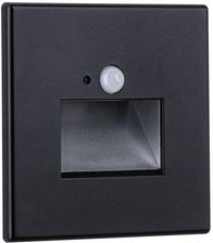 Paulmann - Oprawa Schodowa Edge Kwadrat Led 1,2W 2700K Czujnik Ruchu I Zmierzchu Czarny Da (93135)