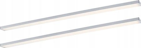 Paulmann Zestaw Opraw Podszafkowych Led Line Dim Pir 2X6W 2X500Lm 550Mm 30000K 230V Chrom Matowy / Aluminium (Pl98620)