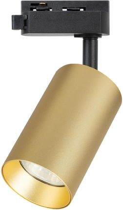 Milagro - Reflektor Szynowy 1-Fazowy Pipe Gu10 Czarny/Złoty Negocjuj Cenę. (Ml1155)