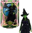 Mattel Wicked Elfaba Lalka modowa do ustawiania w roznych pozach z zielona skora, czarnymi warkoczykami i zdejmowana kreacja oraz akcesoria, HXT62