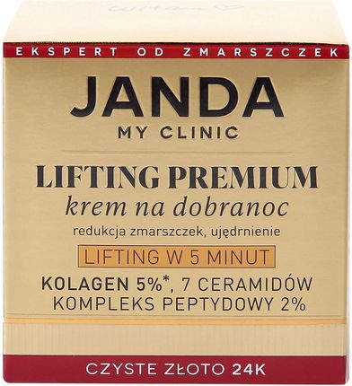 Krem Janda My Clinic Janda My Clinic Lifting Premium Na Dobranoc 50Ml