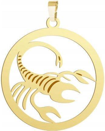 Radziszewska Zawieszka Złota Znak Zodiaku SKORPION Srebro 925 Prezent DEDYKACJA - zdjęcie 2