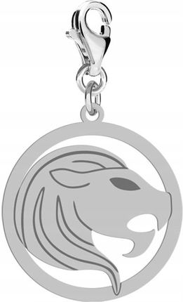 Radziszewska Charms Srebrny Znak Zodiaku Lew 925 Prezent Kobieta DEDYKACJA - zdjęcie 5