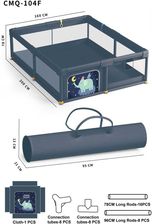 Zdjęcie Ramiz Miękki Kojec Dla Dzieci Prostokąt Nocny Słonik - Wadowice