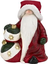 Zdjęcie Figurka ozdobna Mikołaj świecący LED z bombkami - Buk