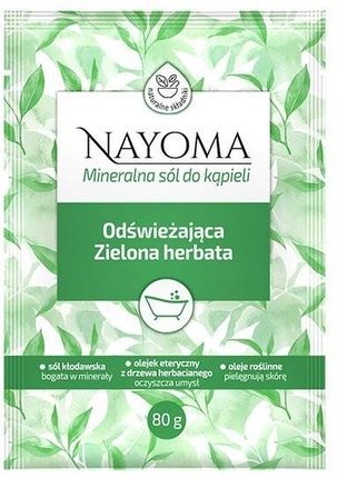 Silesian Pharma Nayoma Sól Do Kąpieli Zielona Herbata 80g