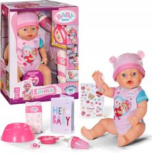 Zdjęcie Baby Born Lalka Emma 43Cm 10 Funkcji Akcesoria Interaktywny Bobas 834800 - Trzebinia