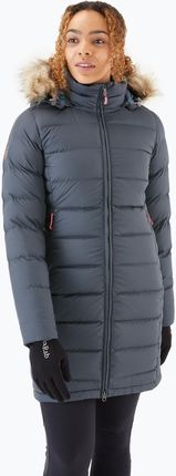 Rab Kurtka Puchowa Damska Deep Cover Parka Steel