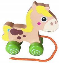 Zdjęcie Smily Play Konik Drewniany Do Ciągnięcia - Brusy