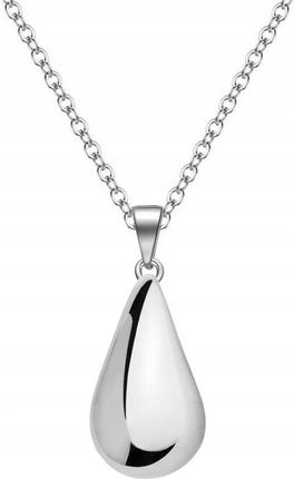 Mennica Bydgoska Naszyjnik Srebrny Łańcuszek Damski Z Zawieszką Duża Kropla Łezka Srebro 925