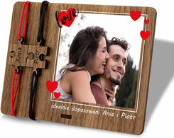 Zdjęcie Bransoletki na sznurku Puzzle Walentynki grawer - Baranów Sandomierski