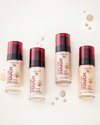 Golden Rose Moisture Touch Liquid Foundation Nawilżający Podkład Do Twarzy Spf20 30Ml 113 - zdjęcie 4