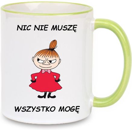 D-G Kubek Z Nadrukiem Mała Mi Muminki Śmieszne Zabawny Tekst Bujz-Mi-050
