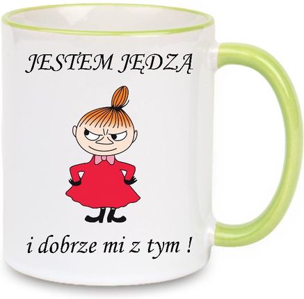 D-G Kubek Z Nadrukiem Mała Mi Muminki Śmieszne Zabawny Tekst Bujz-Mi-029
