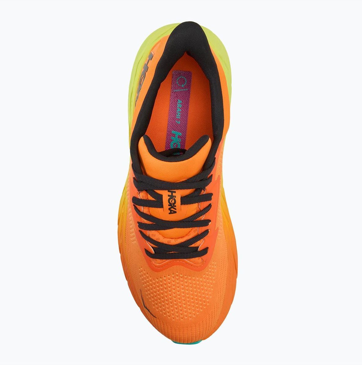 Hoka Men\'s Arahi 7‎ Sneaker, Electric Tangerine/Black, 12 hoka Arahi 7  main image 4