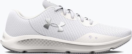 Under Armour Męskie Charged Pursuit 3 White Metallic Silver