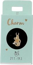Depesche 11834-030 Charm Libra, Ciondolo Placcato Oro