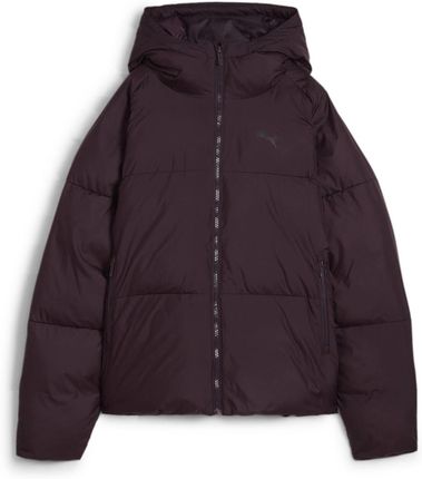 Kurtka z kapturem damska Puma POLY PUFFER fioletowa 62648944