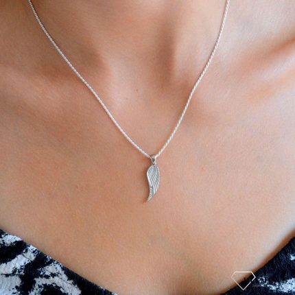 Diament Srebrny łańcuszek 925 kordel kręcony splot 1 mm - zdjęcie 2