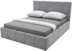 Zdjęcie Łóżko Tapicerowane Szare Astoria 160X200 Cm - Trzebnica
