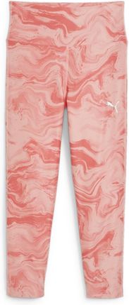 Legginsy dziewczęce Puma MARBLEIZED 7/8 różowe 67645663