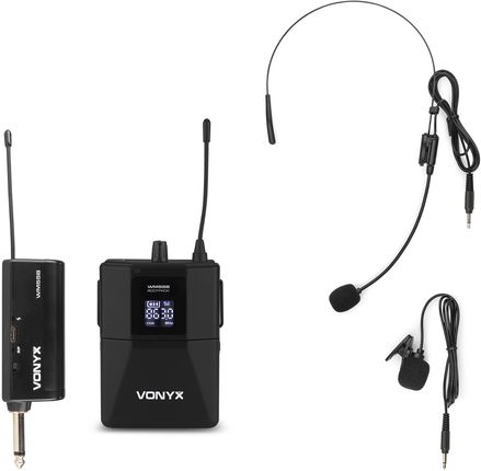 Bezprzewodowy zestaw mikrofonowy WM55B UHF P&P - zdjęcie 5