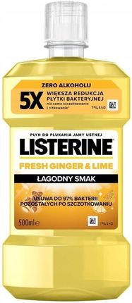 Listerine Ginger & Lime Płyn do płukania jamy ustnej 500ml
