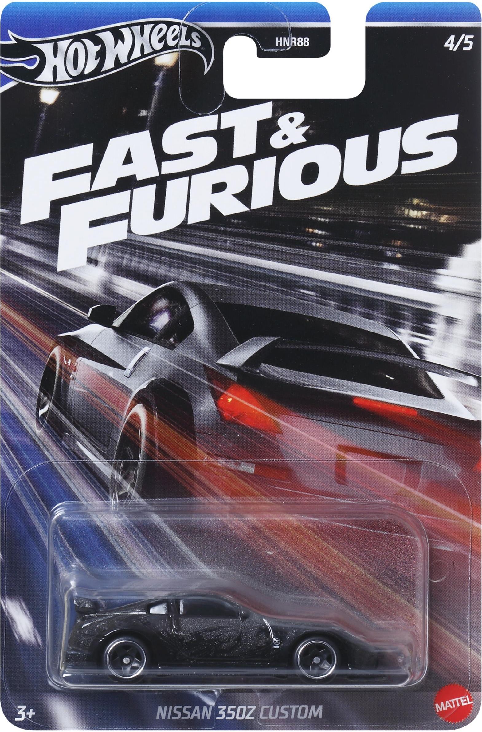 Hot Wheels Fast & Furious Nissan 350Z Custom HNR88 HRW54
