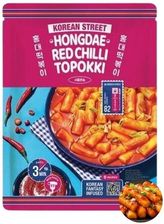 Topokki danie instant z sosem chilli ostrym Hongdae gotowe w 3 minuty 163g