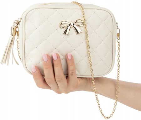 Alessio Torebka Damska Pikowana na ramię łańcuszek Quilted Crossbody - zdjęcie 2
