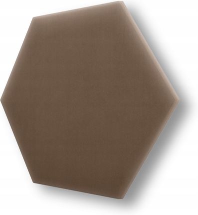 Smartlife Panele Tapicerowane Na Ścianę Heksagon Magic Velvet Brązowy 26x30 - zdjęcie 5