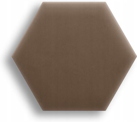 Smartlife Panele Tapicerowane Na Ścianę Heksagon Magic Velvet Brązowy 26x30 - zdjęcie 4