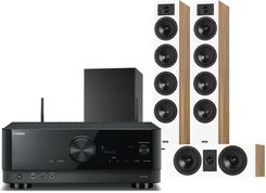 Zdjęcie Yamaha Rx-V4A Czarny + Diva 6 + 7 Dąb + Basso 880 Czarny - Ostroróg
