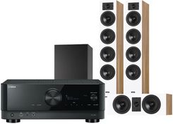 Zdjęcie Yamaha Rx-V6A Czarny + Diva 6 + 7 Dąb + Basso 880 Czarny - Szczecin