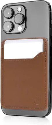 James Hawk Phone Wallet - Jasnobrązowy magnetyczny portfel na karty do iPhone