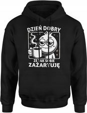 Bluza Męska Z Nadrukiem Śmieszne Bluzy Nadruk Z Napisem Kawa Kawusia R 3XL - zdjęcie 1