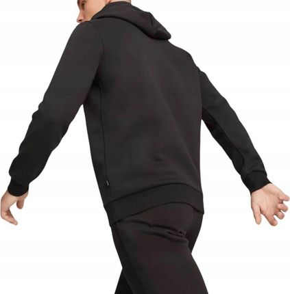 Puma Bluza Męska z Kapturem Czarna kangurka 679631 01 - zdjęcie 3