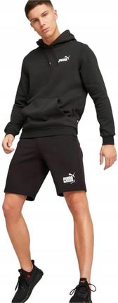 Puma Bluza Męska z Kapturem Czarna kangurka 679631 01 - zdjęcie 4