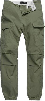 Spodnie cargo jogger Vintage Industries Conner, jasna oliwka