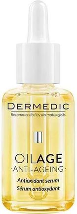 Dermedic Oilage Serum Antyoksydacyjne 30ml + Odżywczy Krem Na Dzień 15ml - zdjęcie 2