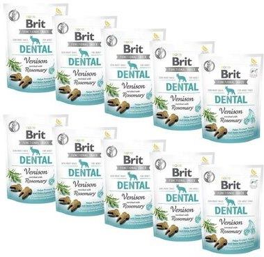 Brit Care Przysmak dla psa Functional Snack Dental Venison 10 x 150 g