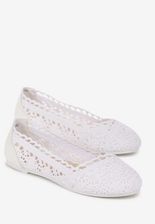 Zdjęcie BIAŁE BALERINKI KORONKOWE ROZMIAR 38 - Żuromin