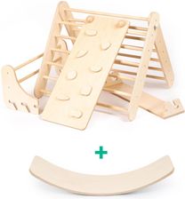 Zdjęcie Leg&Go Ścianka Wspinaczkowa I Trójkąt Wspinaczkowy 2W1 Z Rampą Deską Do Balansowania - Ostrołęka