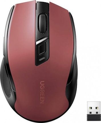 Mysz bezprzewodowa UGREEN (MU006) 2.4 GHz - czerwona (15065)