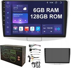 Smart Radio Android Do Vw Passat B6 B7 Cc 6/128GB Usb (7SRCVWP10001H)