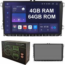 Smart Radio Car Radio 2Din Android Do Vw Caravelle Eos Polo 5 V 4 GB 4/64GB (5SRCVW9001H)