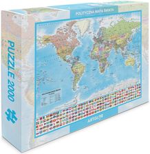Artglob Puzzle Świat Polityczny Mapa 1:42000 2000El.