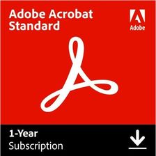 Adobe Acrobat DC Standard MULTI Win/Mac – licencja na subskrypcję 1 rok – 1 użytkownik ESD